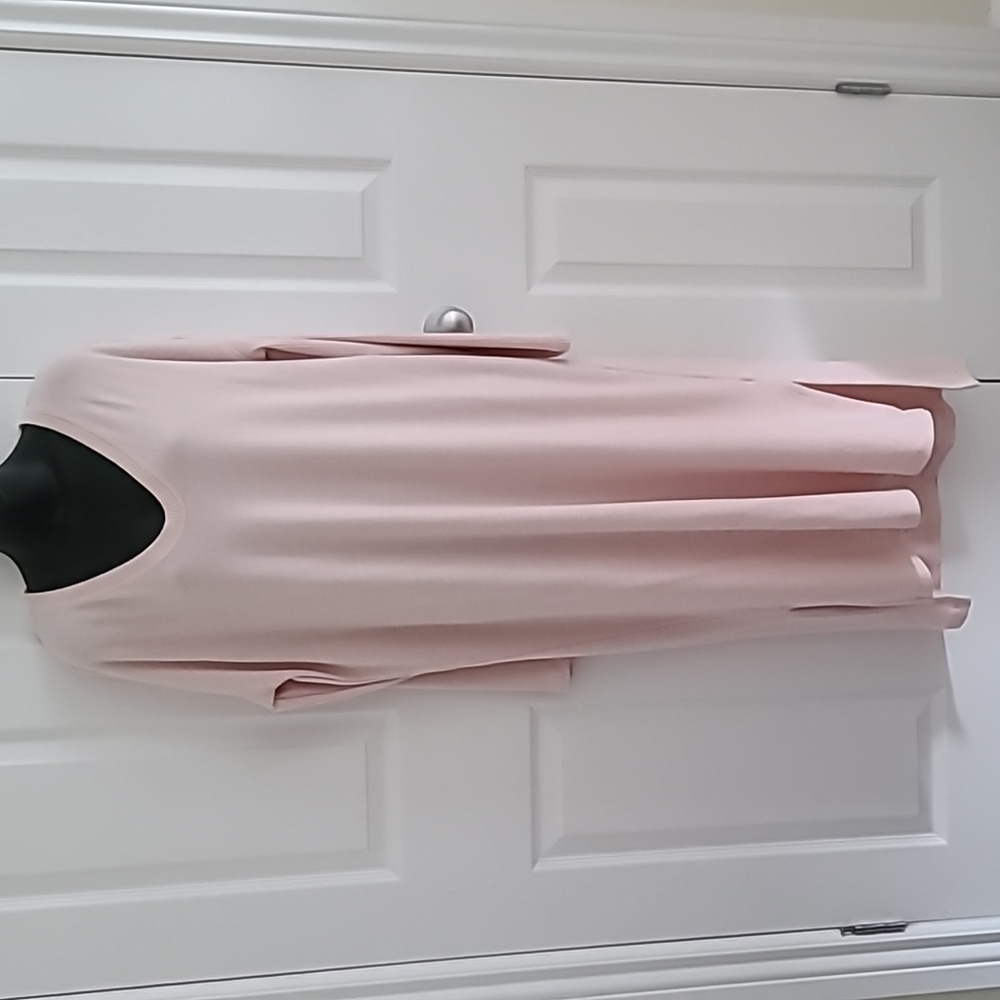 Gap maternity pale pink super soft midi length sweater dress in size large, NWT